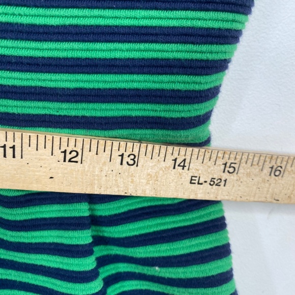Boden Ottoman Dress 6P Green Ribbed St Pattys Easter Preppy Pockets Striped - Picture 10 of 13